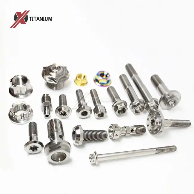 Gr5 Titanium Motorcycle Bolts